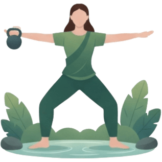 Kapha 土元素图标 象征结构与滋养